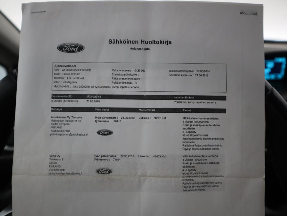 FORD FIESTA 2014