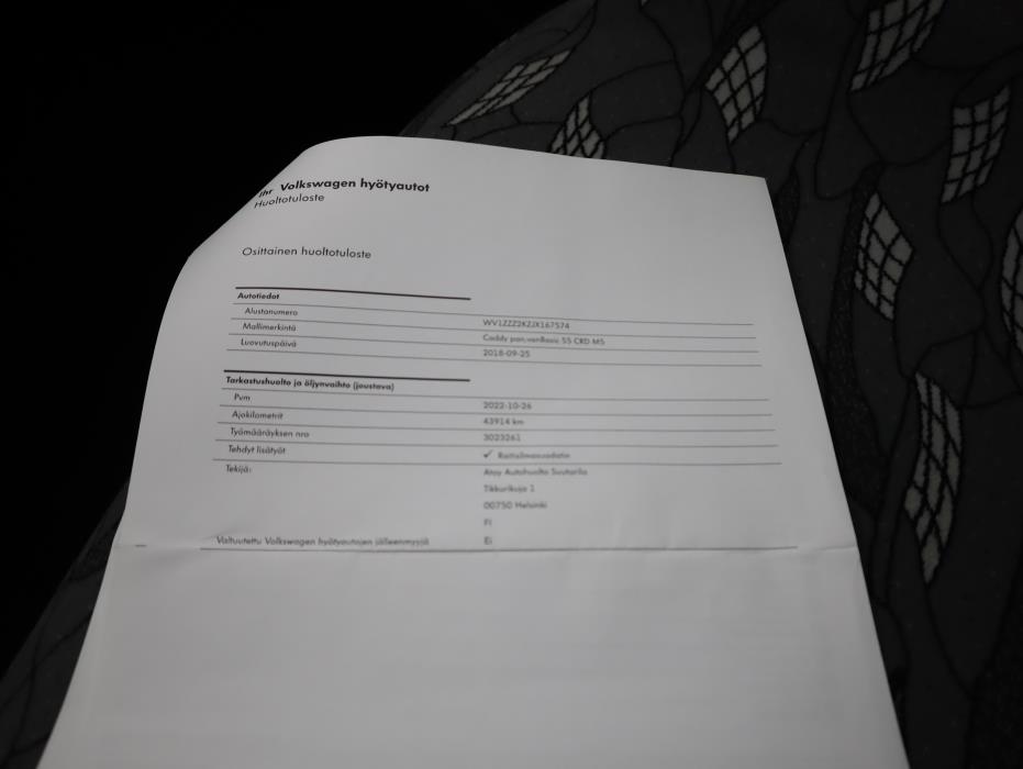 VOLKSWAGEN CADDY 2018