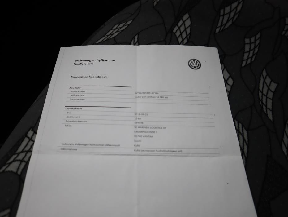 VOLKSWAGEN CADDY 2018