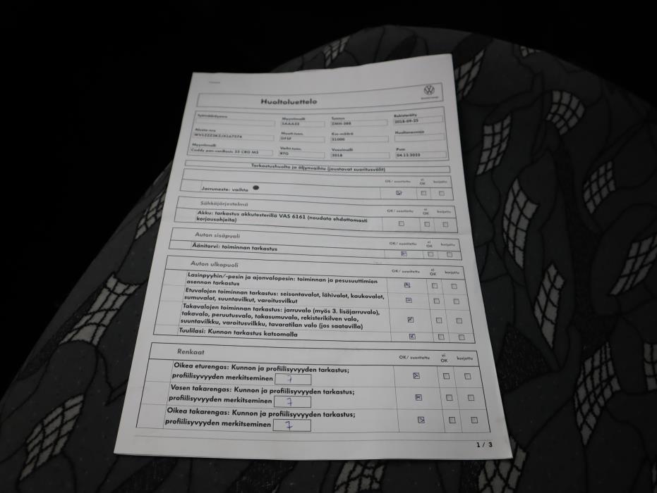 VOLKSWAGEN CADDY 2018