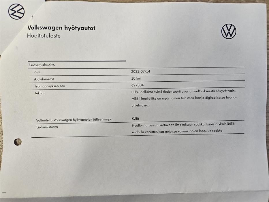 Volkswagen Transporter 2022