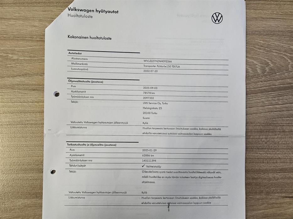 Volkswagen Transporter 2022