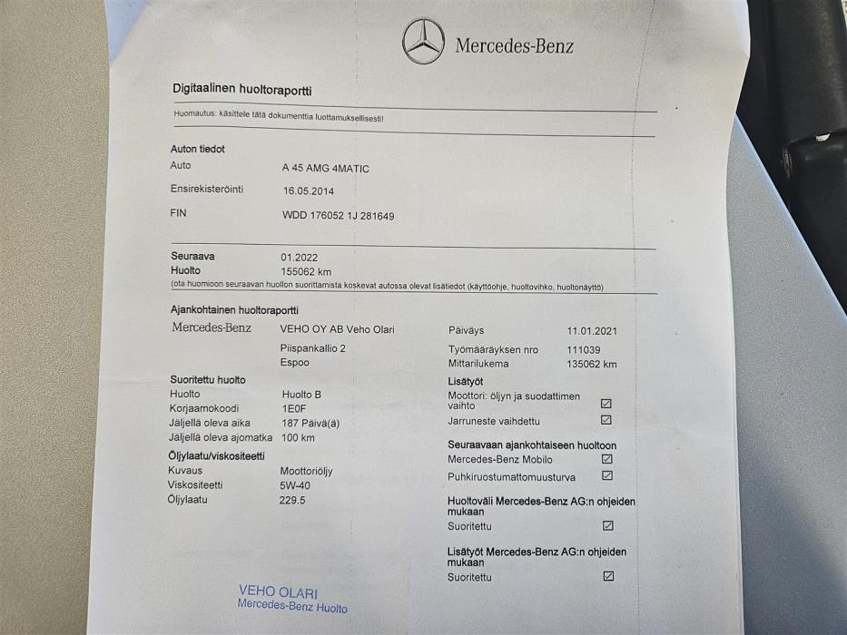 Mercedes-Benz A 45 AMG 2014