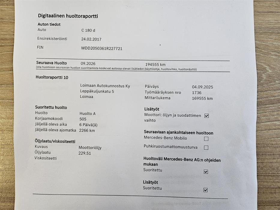 Mercedes-Benz C 2017