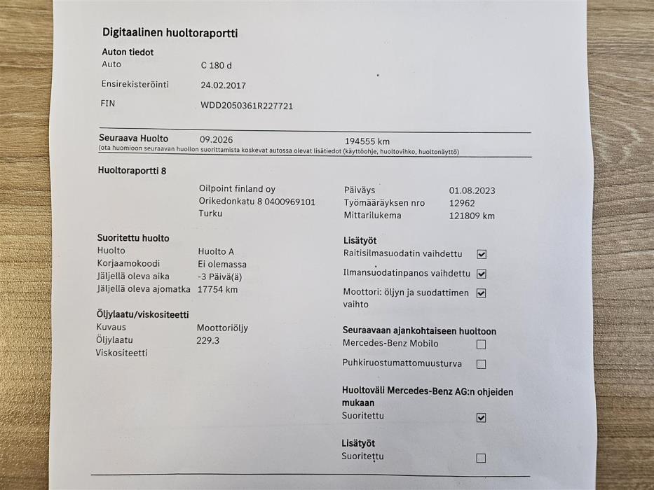 Mercedes-Benz C 2017