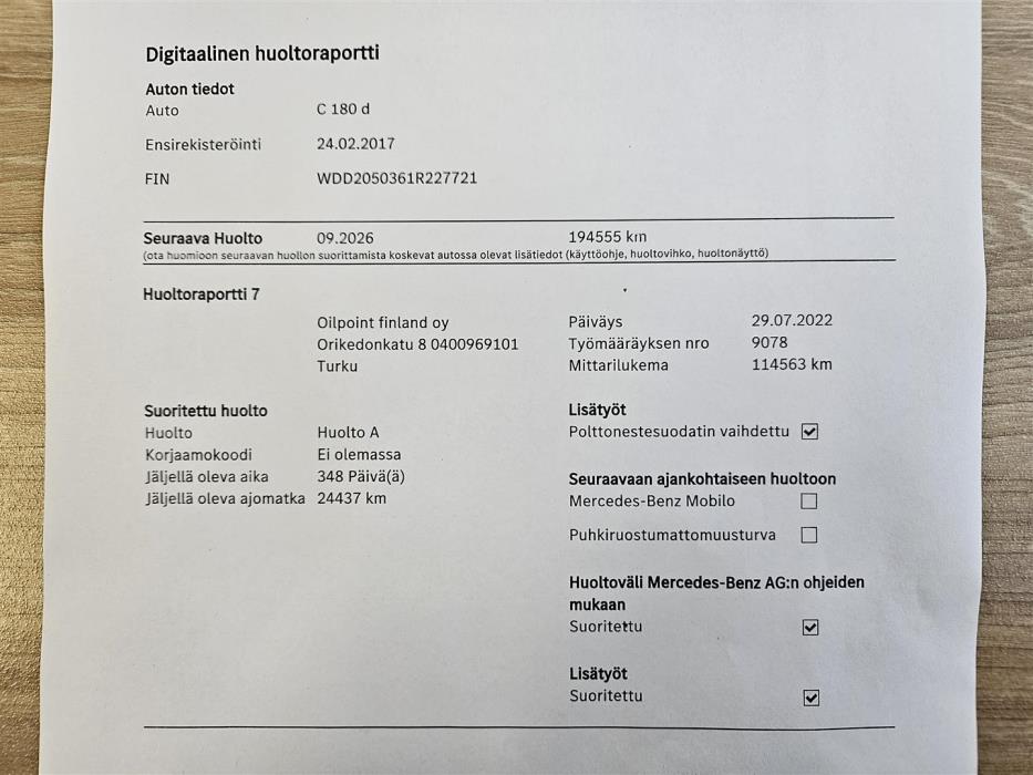 Mercedes-Benz C 2017