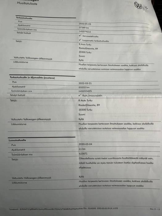 VOLKSWAGEN Polo 2020