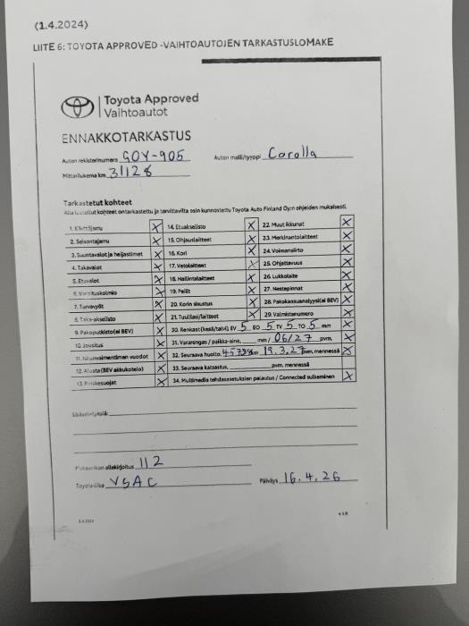 TOYOTA Corolla 2022