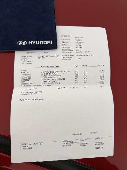 HYUNDAI i20 Hatchback 2021