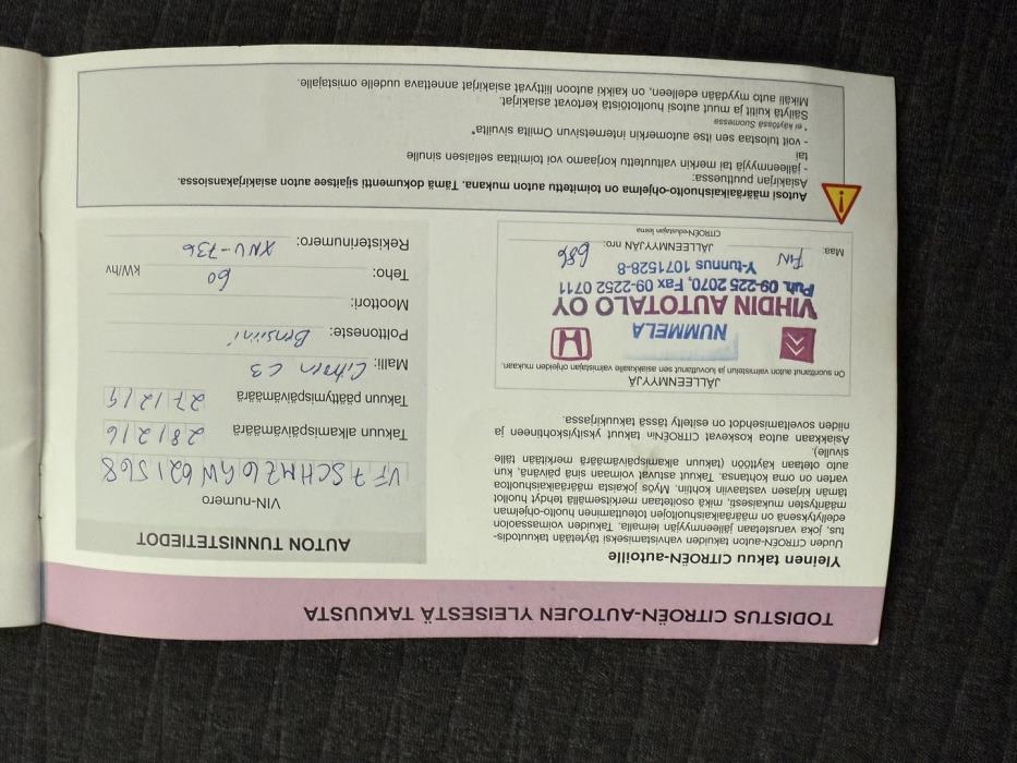 CITROEN C3 2016
