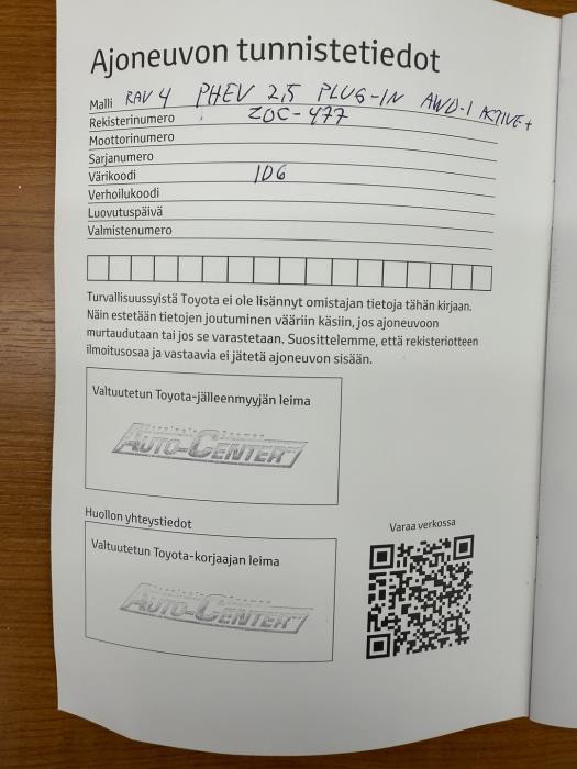 TOYOTA RAV4 Plug-in 2022