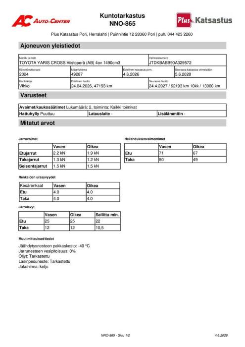 TOYOTA Yaris Cross 2024