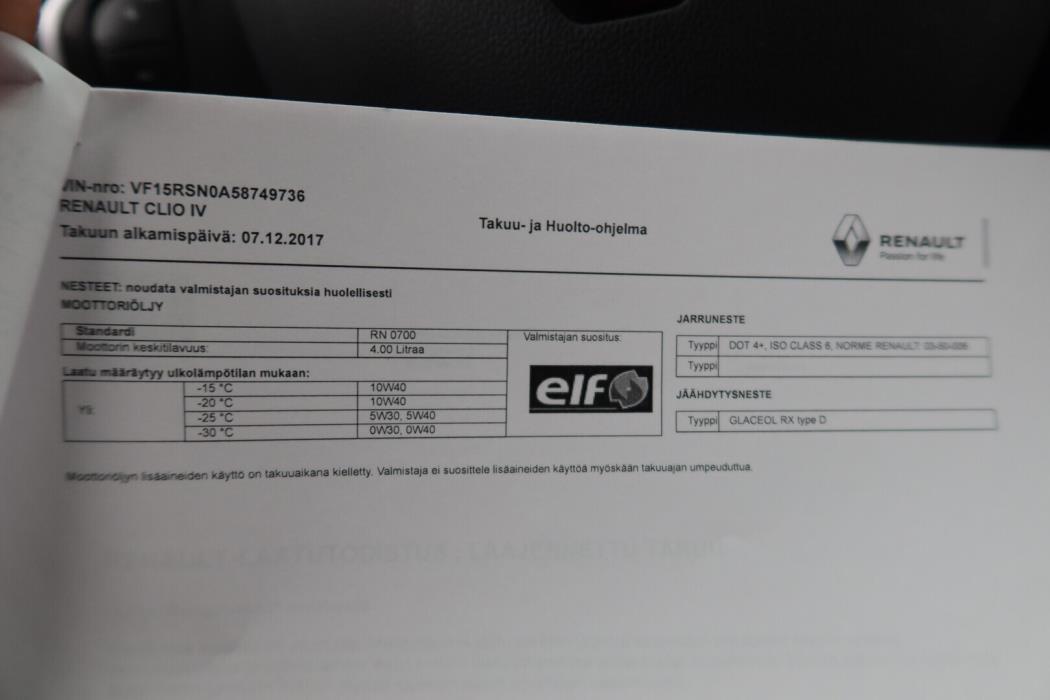 RENAULT Clio 2017