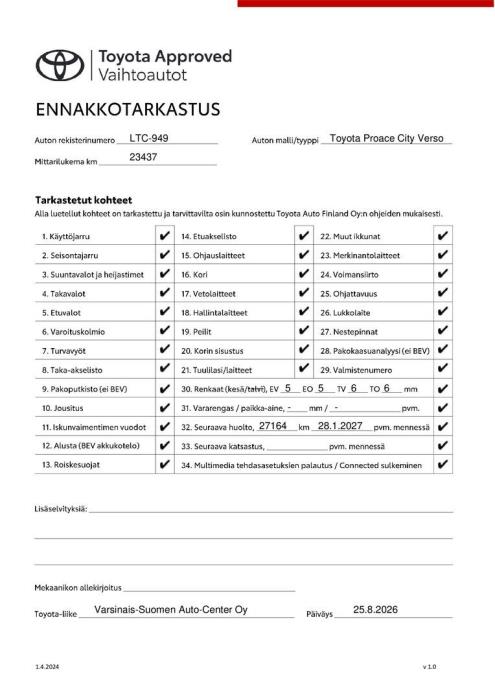 TOYOTA Proace CITY Verso 2025