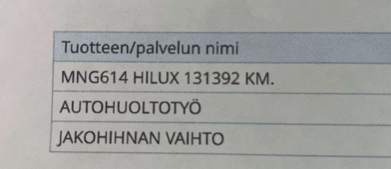 TOYOTA Hilux 2013