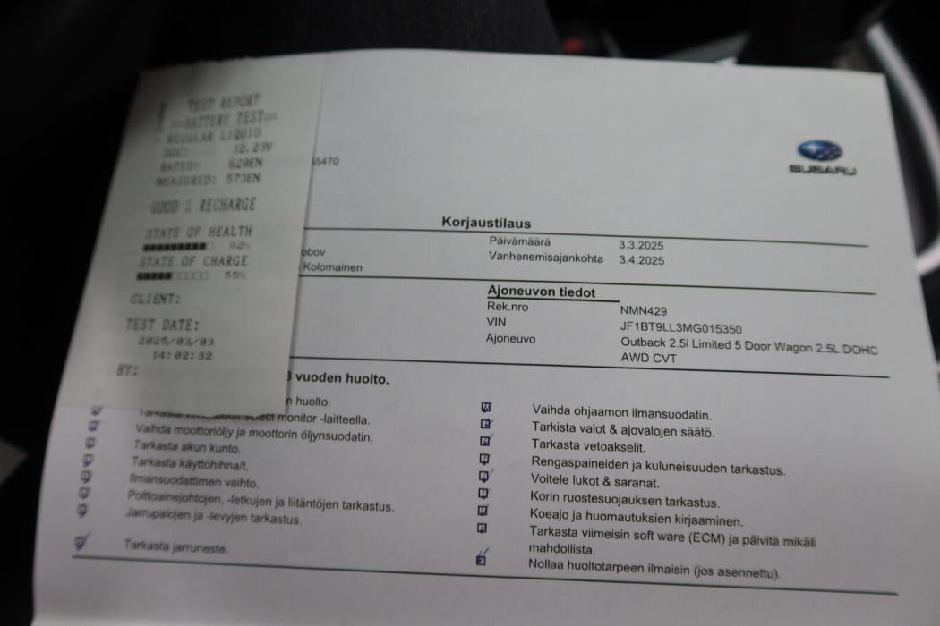 SUBARU Outback 2022