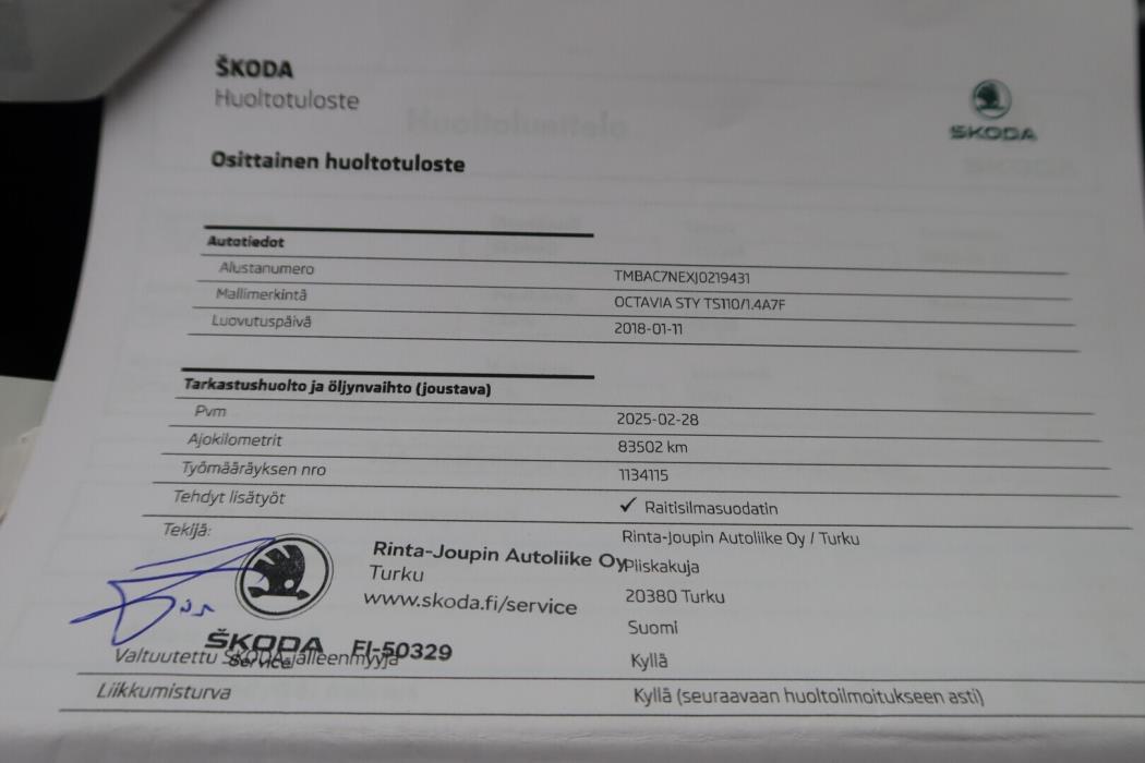 SKODA Octavia 2018