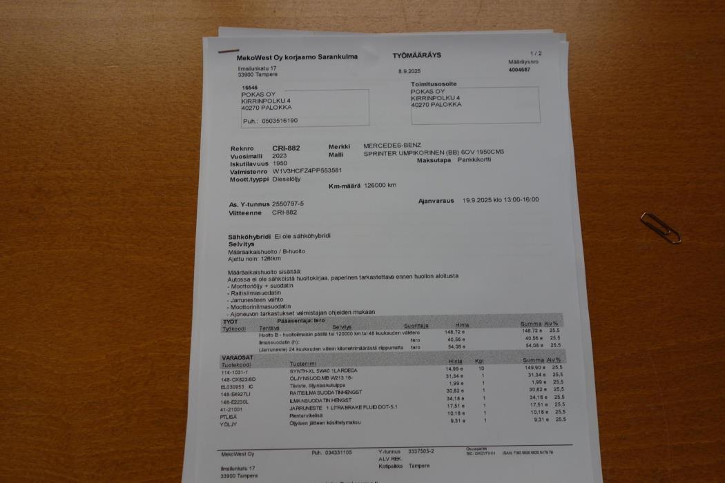 MERCEDES-BENZ Sprinter 2023