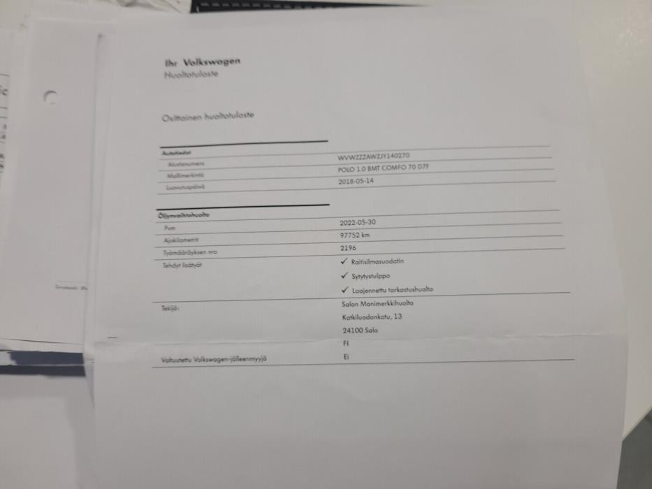 VOLKSWAGEN Polo 2018