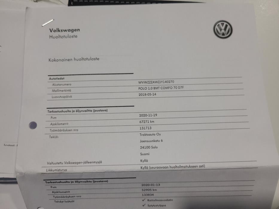 VOLKSWAGEN Polo 2018