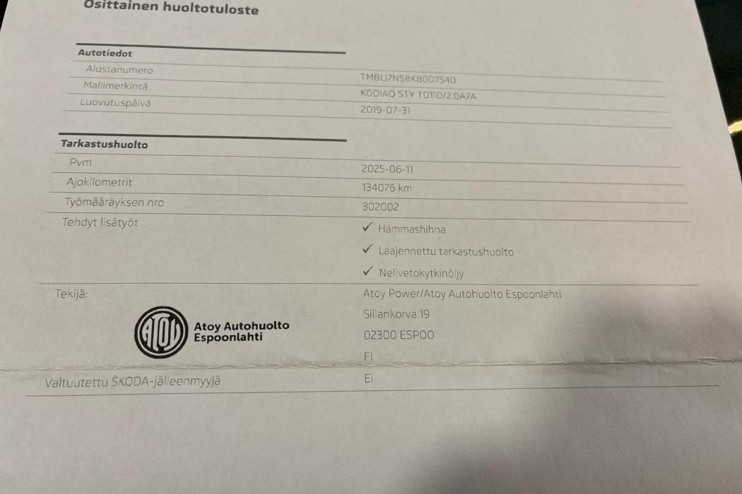 SKODA Kodiaq 2019