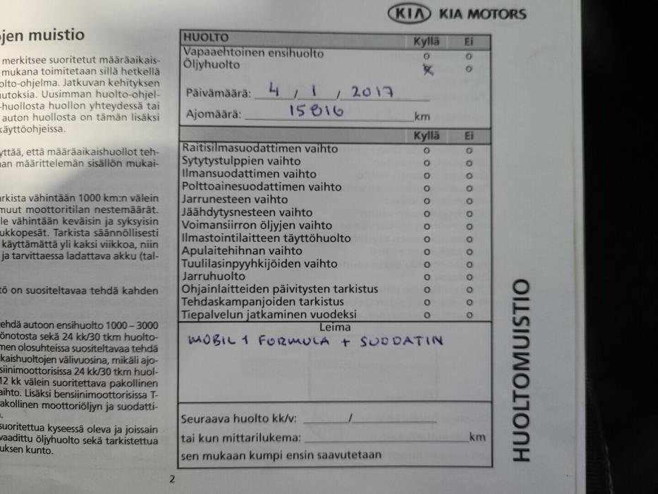 KIA Venga 2015