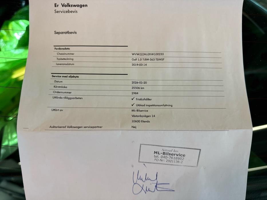 VOLKSWAGEN Golf 2019