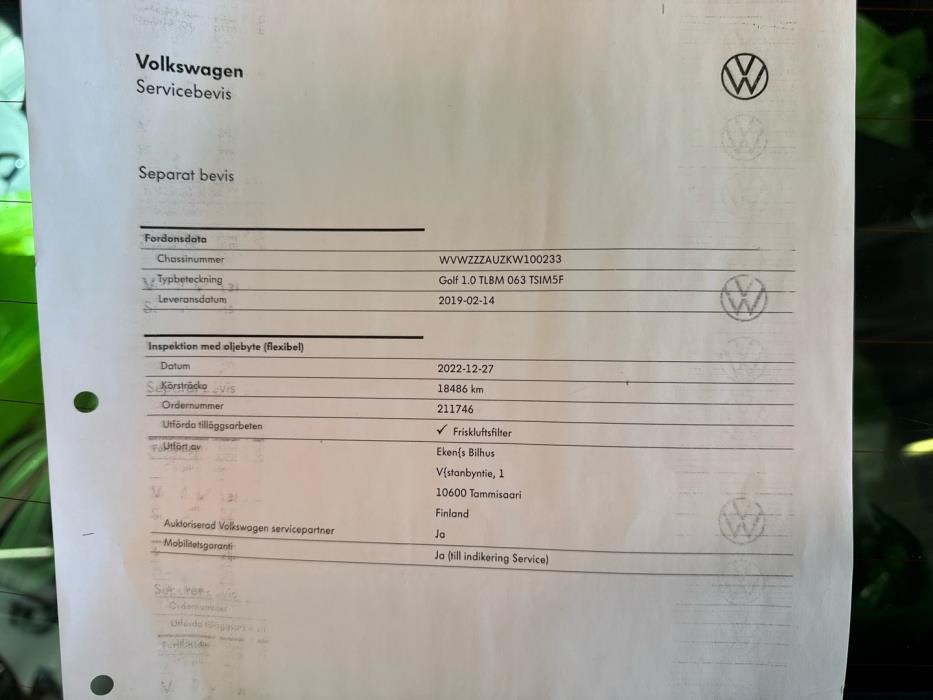 VOLKSWAGEN Golf 2019