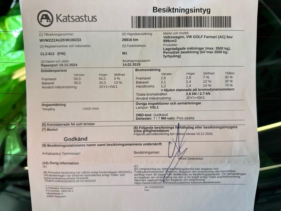 VOLKSWAGEN Golf 2019