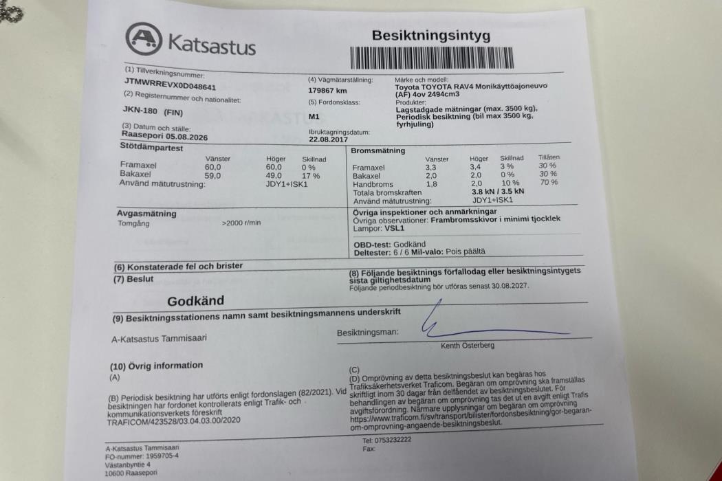TOYOTA RAV4 2017