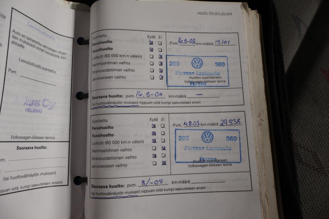 VOLKSWAGEN Transporter 2001