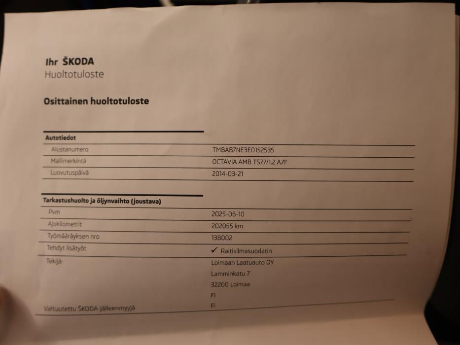 SKODA Octavia 2014