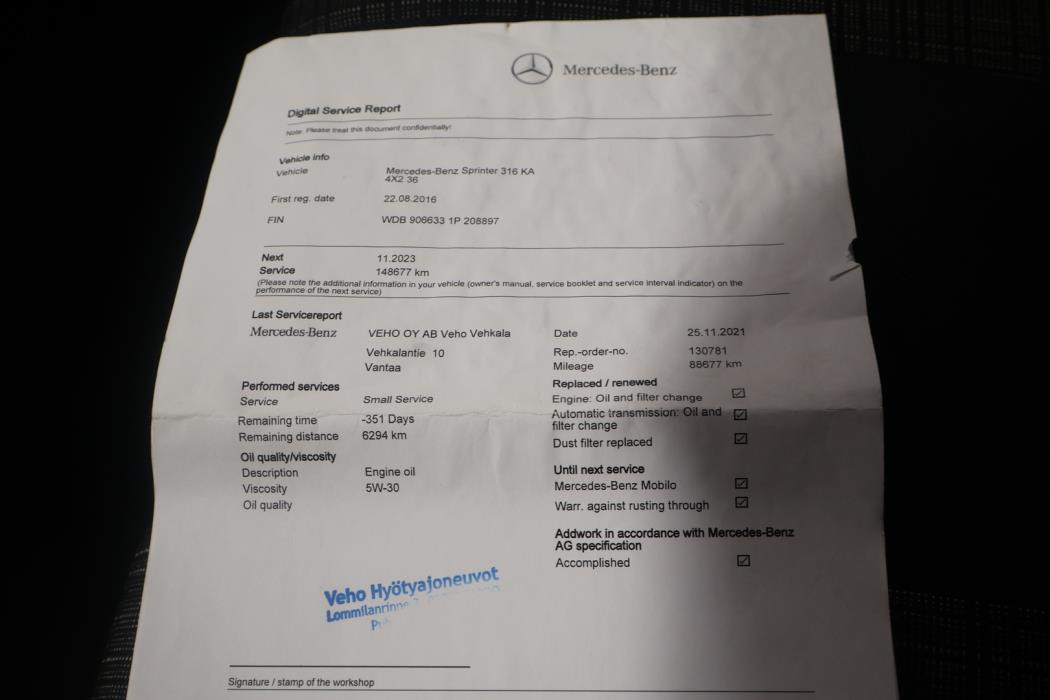 MERCEDES-BENZ SPRINTER 2016