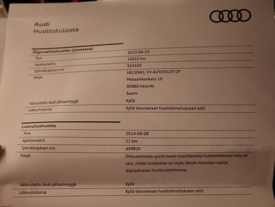 AUDI A6 2014