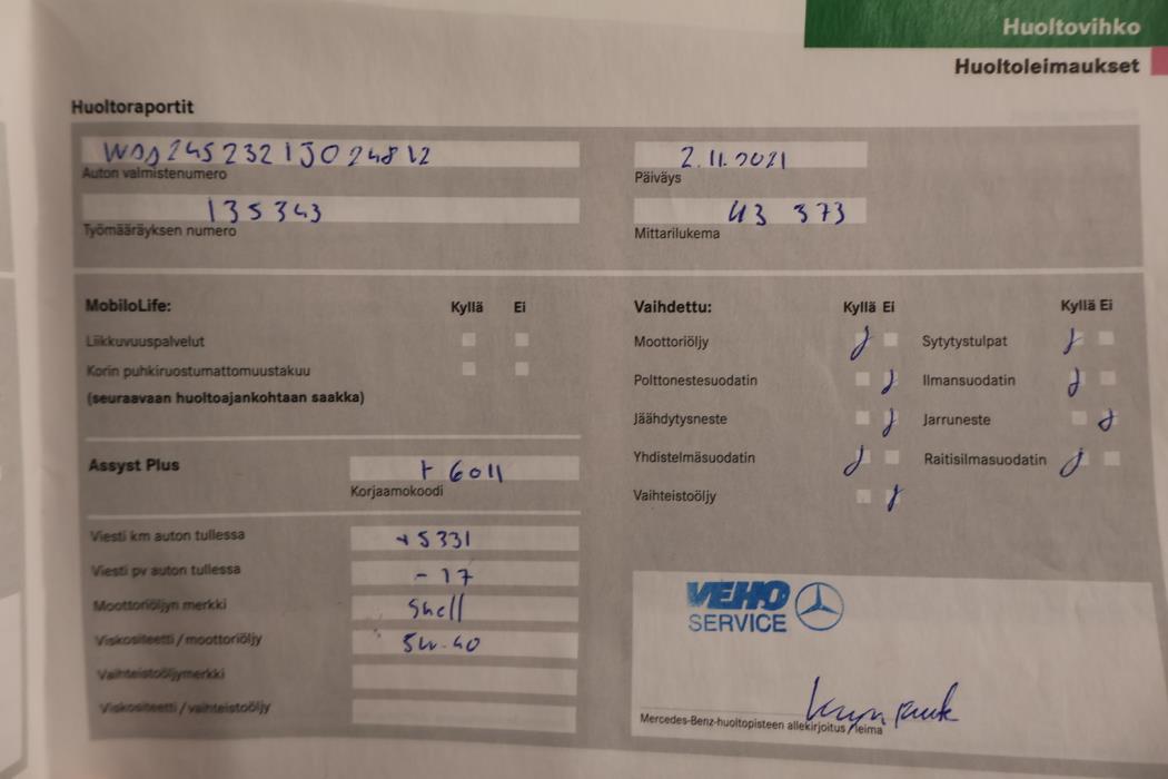 MERCEDES-BENZ B 2005