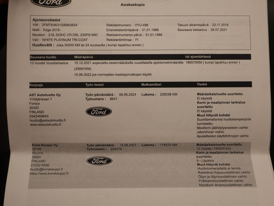 FORD Edge 2016