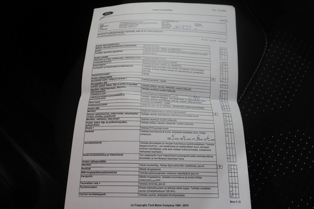 FORD TRANSIT COURIER 2020