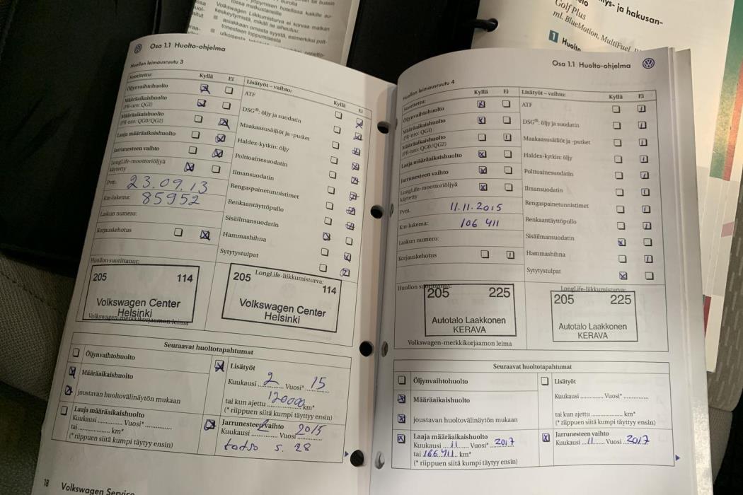 VOLKSWAGEN GOLF PLUS 2009