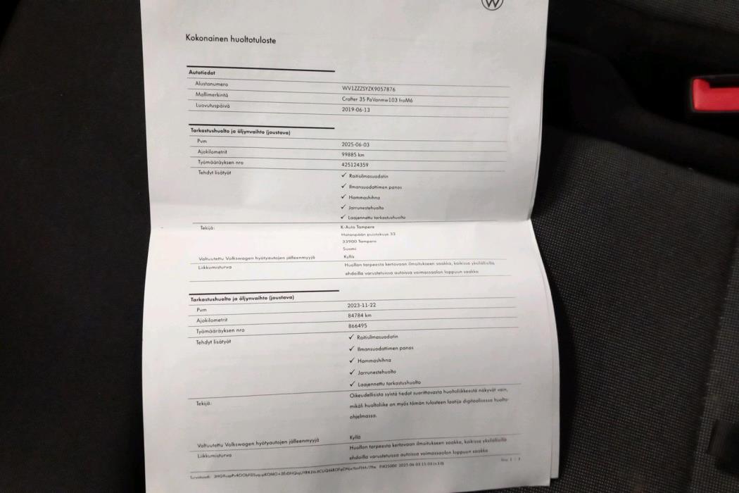 Volkswagen Crafter 2019