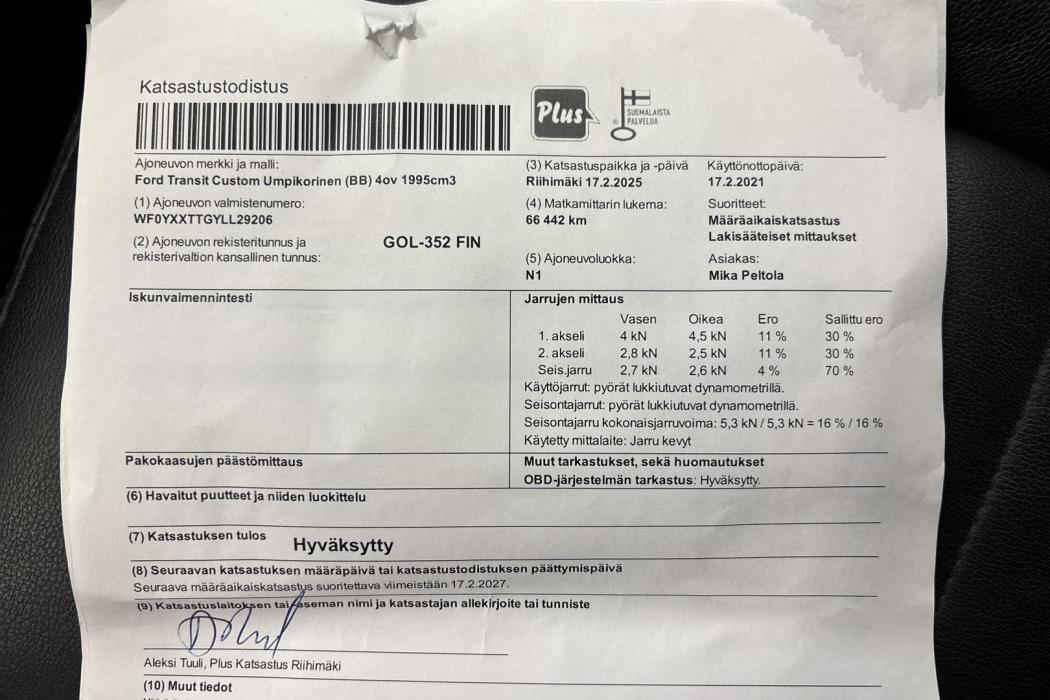 Ford Transit Custom 2021