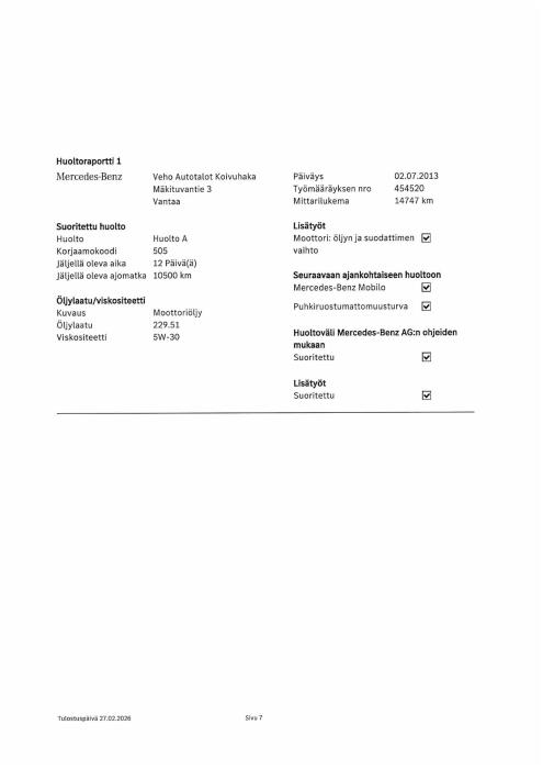 Mercedes-Benz B 2012