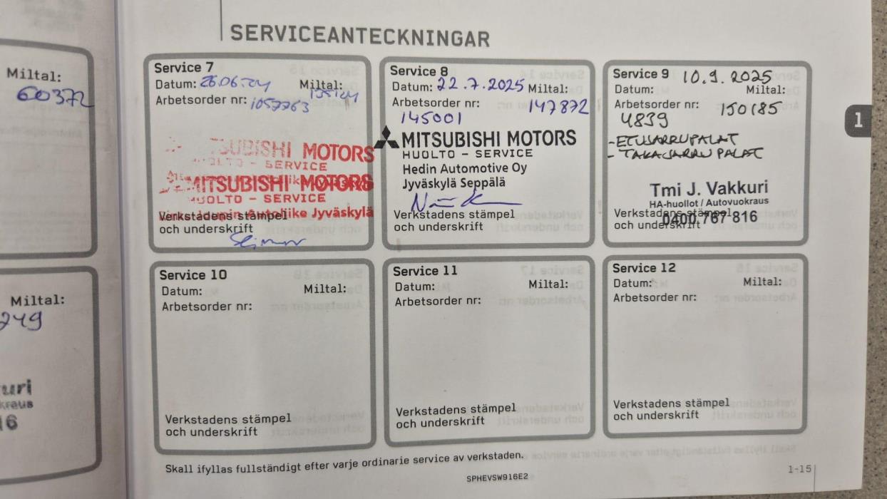 MITSUBISHI Outlander PHEV 2016