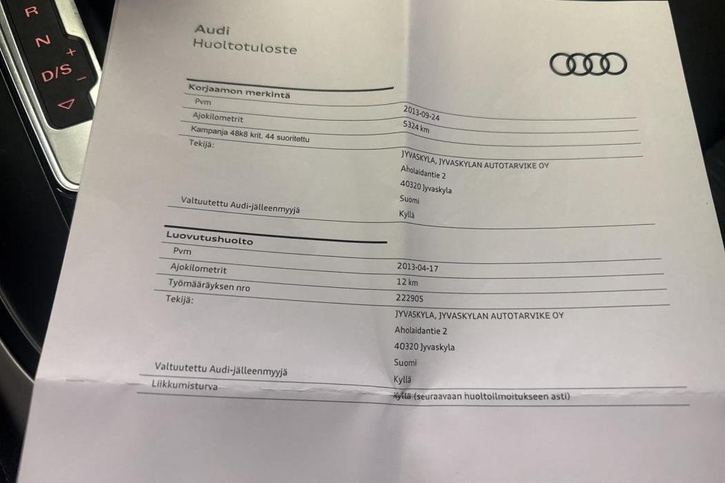 AUDI A4 2013