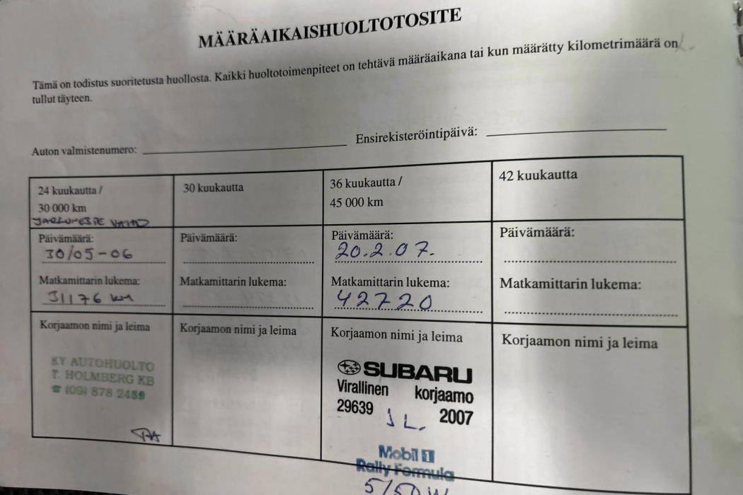 SUBARU FORESTER 2004