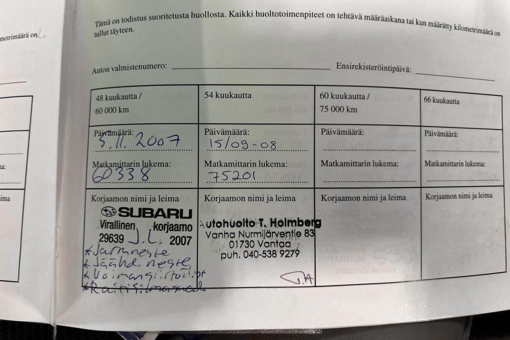 SUBARU FORESTER 2004