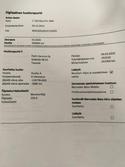 MERCEDES-BENZ C 2015