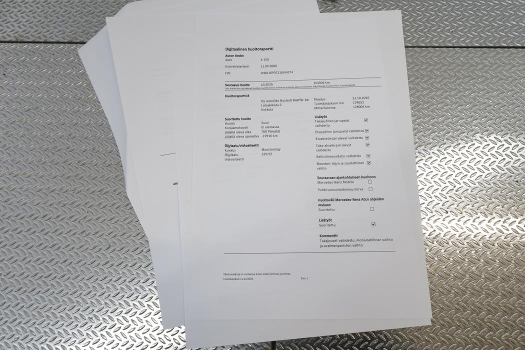 MERCEDES-BENZ A 2008