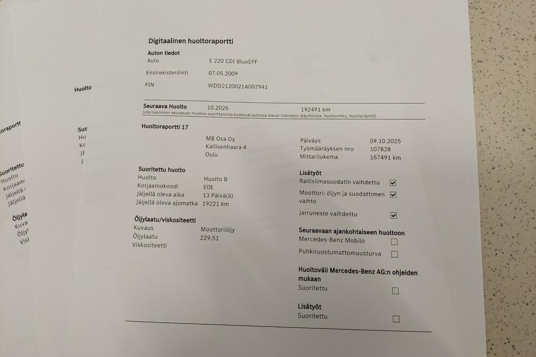 MERCEDES-BENZ E 2009