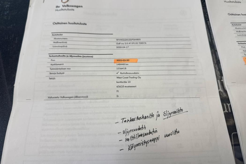 VOLKSWAGEN Golf 2020