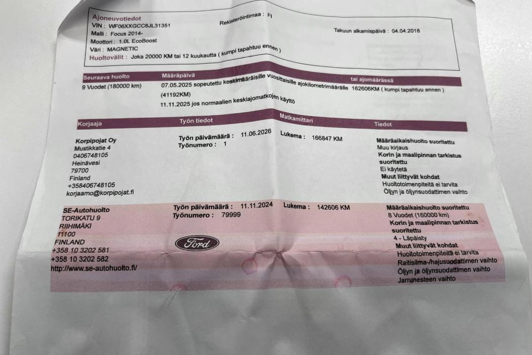 FORD Focus 2018